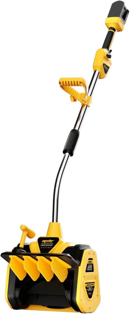 Amazon.com : 40V Cordless Snow Shovel for Dewalt 20V MAX Battery, Brushless Electric Power Snow Thrower, Handheld Snow Blower with 13.2 in. Width 8 in. Depth, 26.5 ft Throwing Distance (Battery Not Included) : Patio, Lawn  Garden