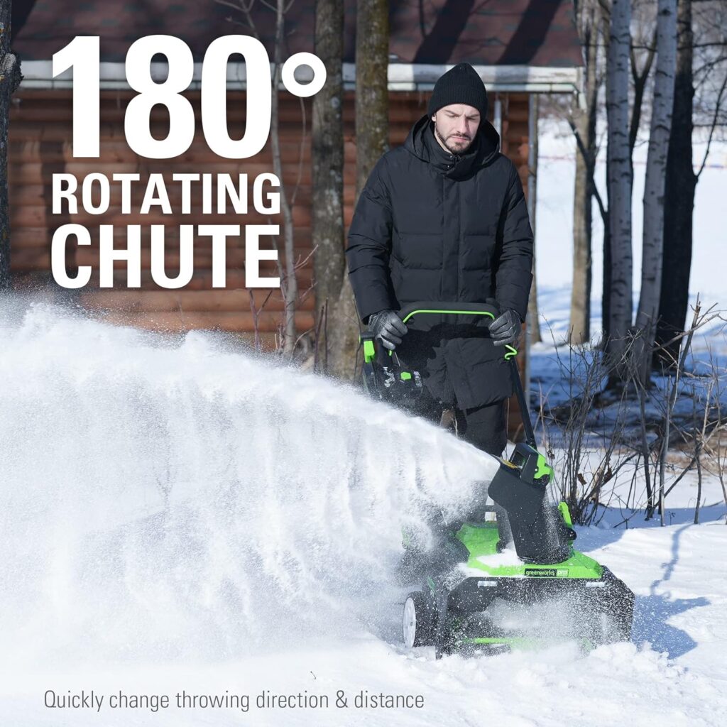 Effortless Snow Clearing with Greenworks 80V Snow Blower