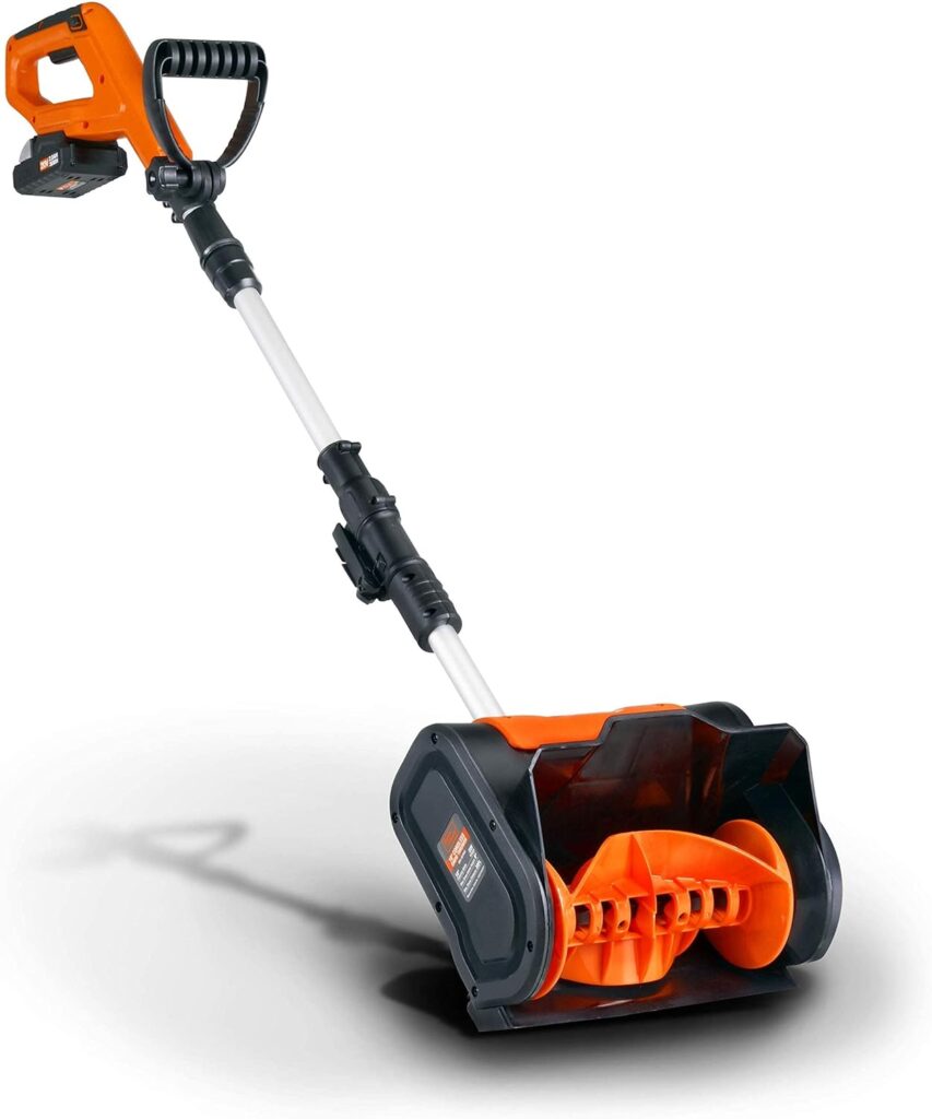 SuperHandy Snow Thrower Shovel Cordless  2Ah 20V Lithium Ion Rechargeable Battery [Bundle Deal]
