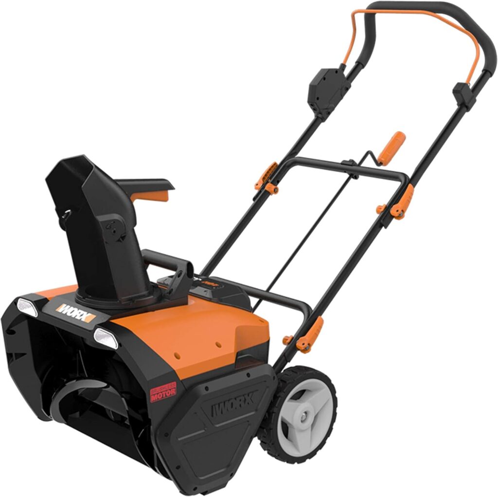 Worx 40V 20 Cordless Snow Blower Power Share with Brushless Motor - WG471 (Batteries  Charger Included) and Dupont Teflon Snow and Ice Repellant, 10-Ounce