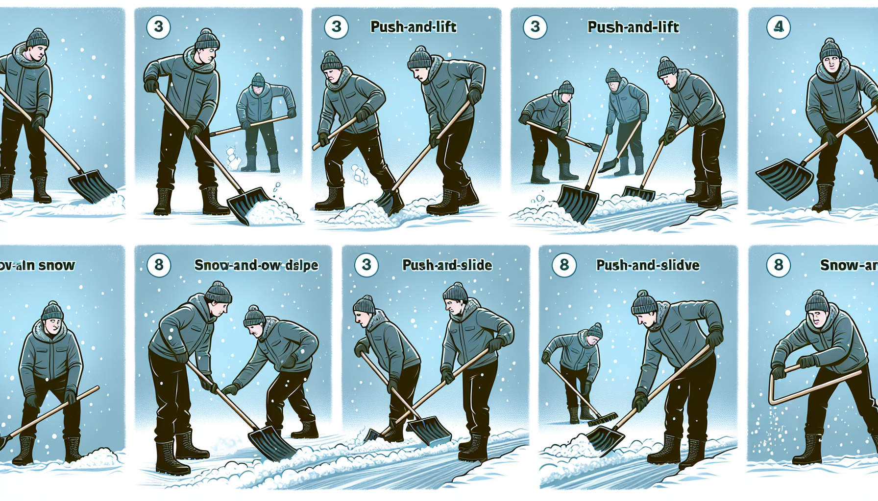 What Is The Best Shoveling Technique For Snow?